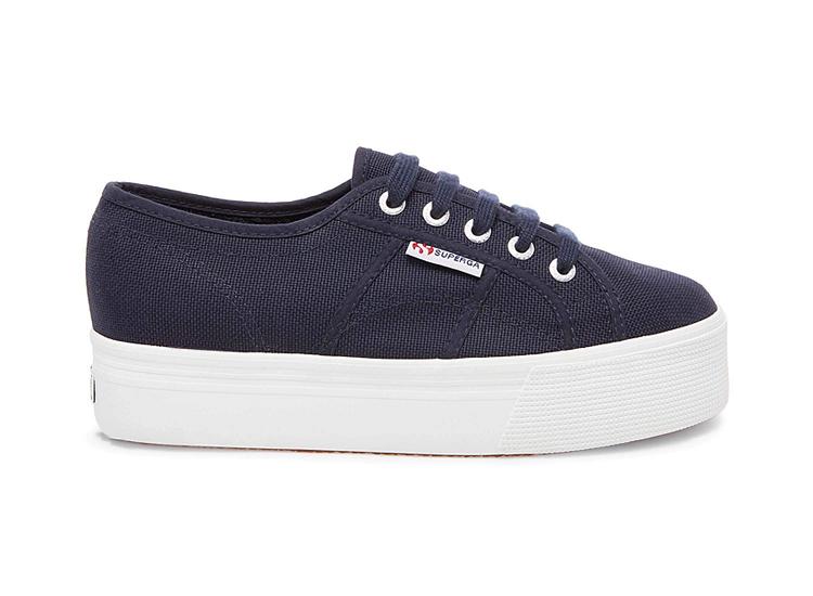 Superga 2790 Acotw Navy - Womens Superga Platform Shoes